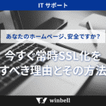 あなたのホームページ、安全ですか？今すぐ常時SSL化すべき理由とその方法